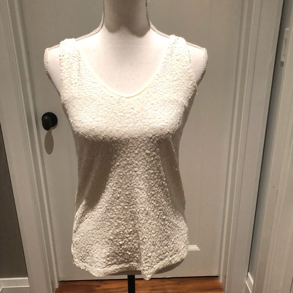 J Crew Sequin Tank Top